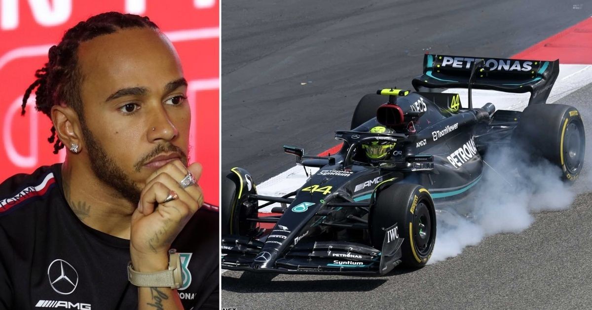 Lewis Hamilton's 2023 struggles (credits Fox Sports, Race Fans))