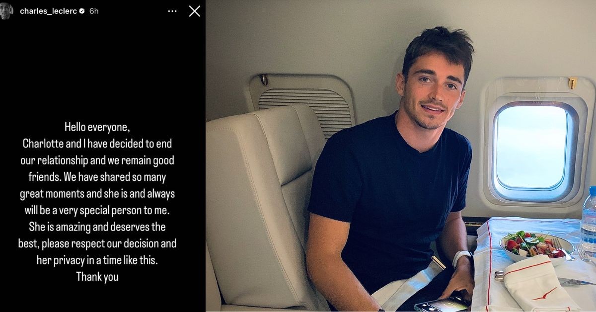 Charles Leclerc on Twitter (Credit- Twitter)