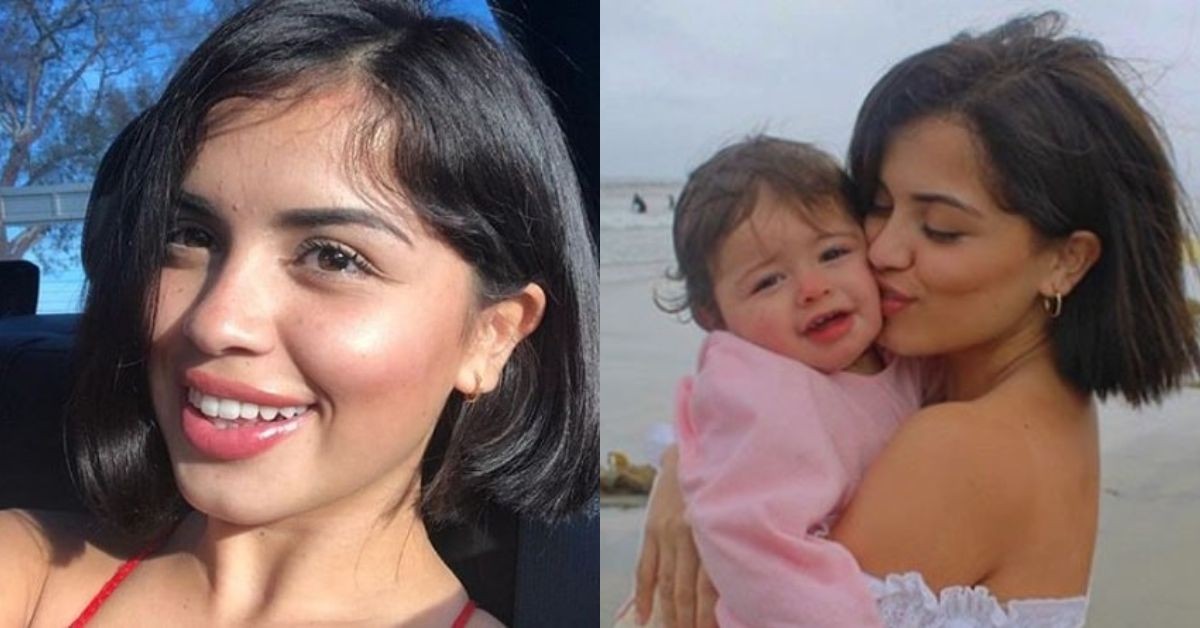 The ex of Ryan Garcia, Catherine Gamez, with their daughter