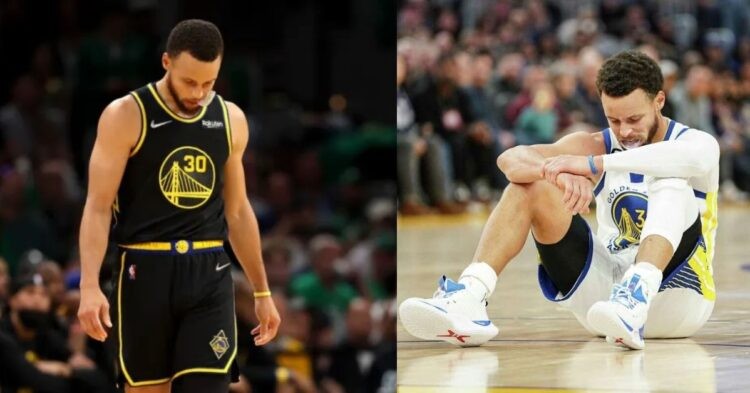 Golden State Warriors star Stephen Curry injured on the court