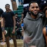 LeBron James and his sons (Credits - MARCA and The New York Times)