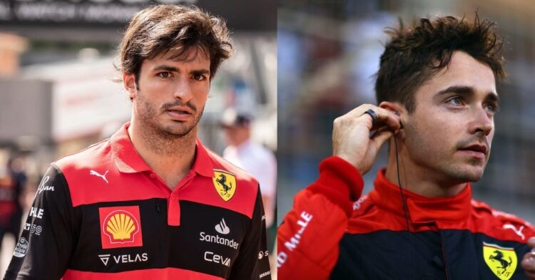 Carlos Sainz (left), Charles Leclerc (right) (Credit- Formulapedia, The Spun)