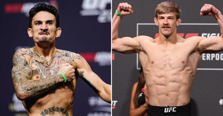 Max Holloway (left) and Arnold Allen (right)