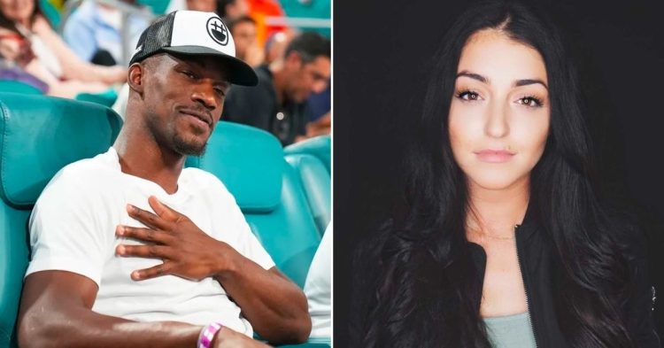 Jimmy Butler and Kaitlin Nowak (Credits - Hollywood Life and Sports Gossip)