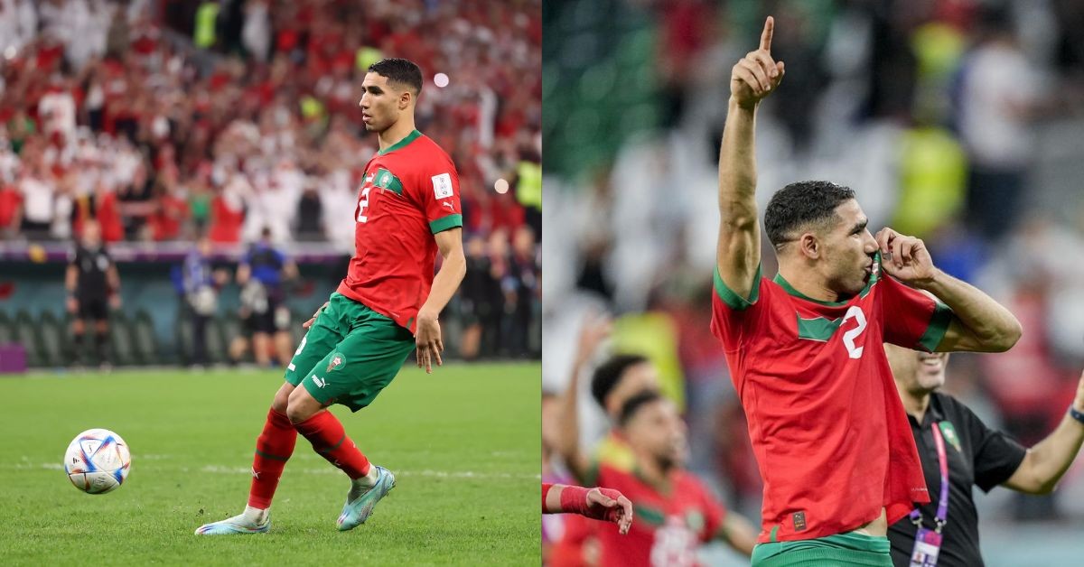 Achraf Hakimi at the FIFA World Cup 2022