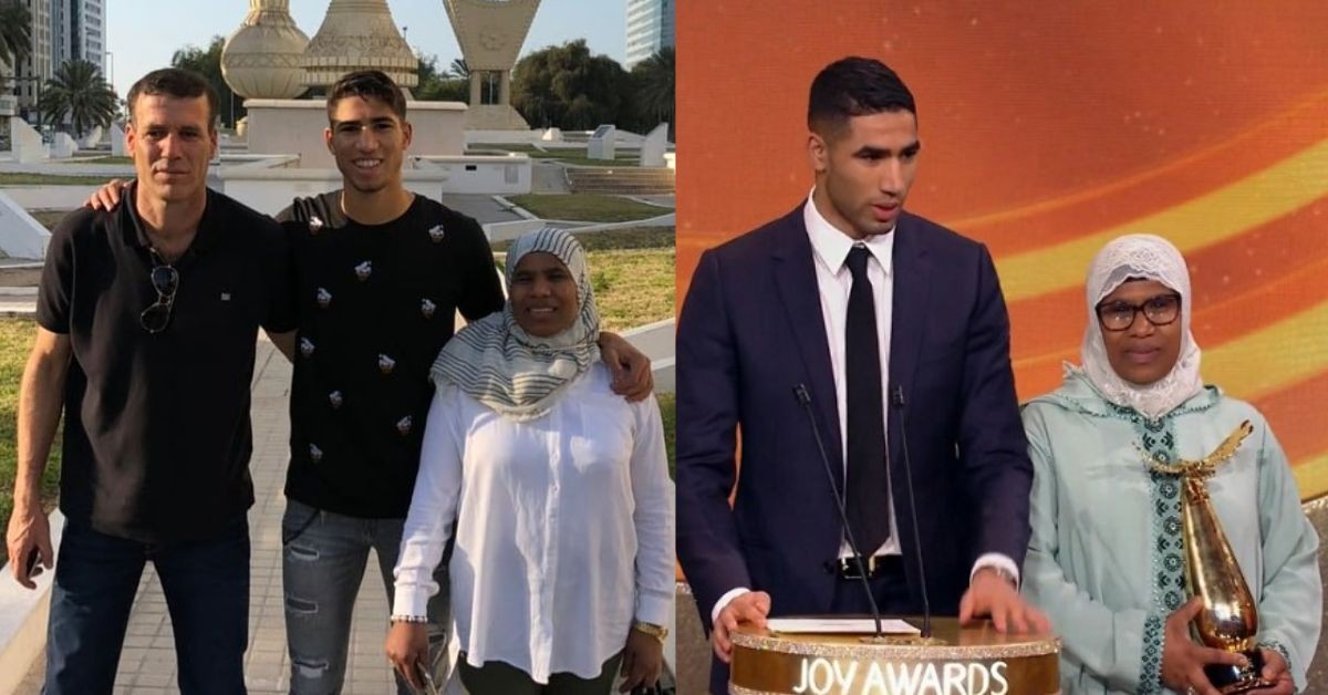 Achraf Hakimi's mother and father