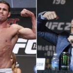Jake Shields (left) and Conor McGregor (right)