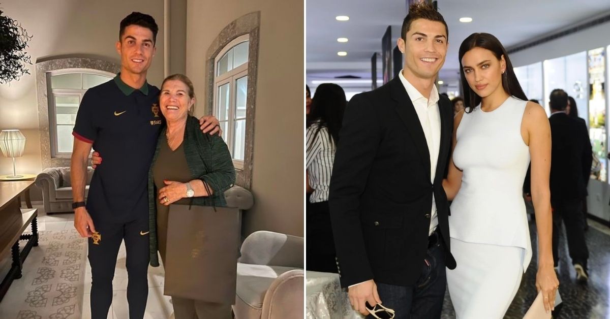 Cristiano Ronaldo and his mother Dolores Aveiro