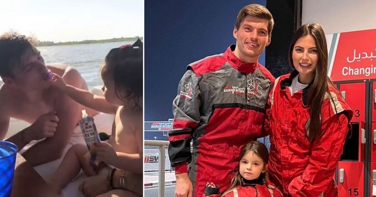 Max Verstappen with Penelope Kvyat (left) and Kelly Piquet (right) (credits GP fans, Instagram)