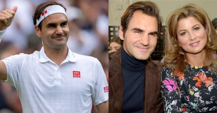 Roger Federer and Mirka Federer (Credit: The Age)