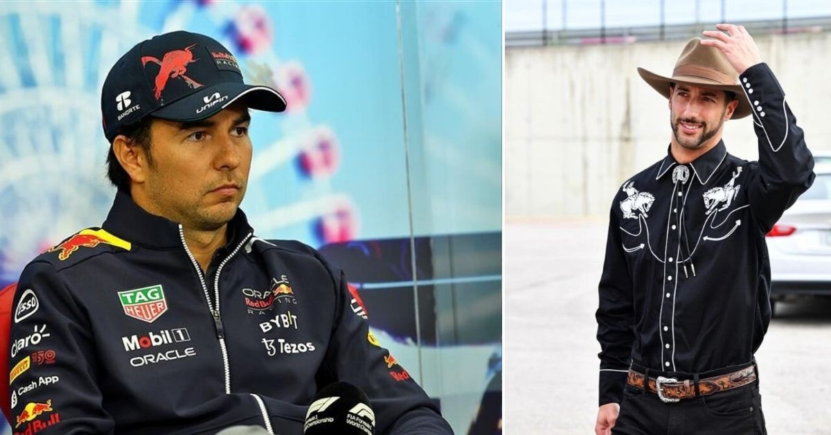 Sergio Perez (left) Daniel Ricciardo at Austin (right) (Credits formula1news UK, fox sports)