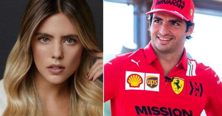 Carlos Sainz and Isabel Hernaez (Credits: Cordon Press via Instagram, Scuderia Ferrari Press Office)