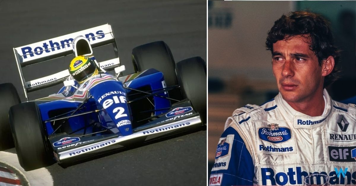 Ayrton Senna with Williams (Credits: Williams via Twitter, Getty Images)
