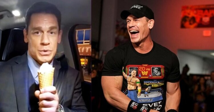 John Cena's ice cream video became an internet sensation