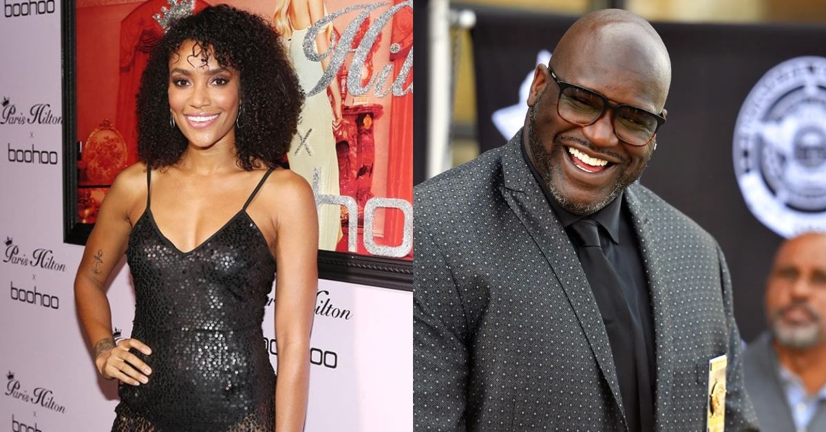 Shaquille O'Neal and Annie Ilonzeh