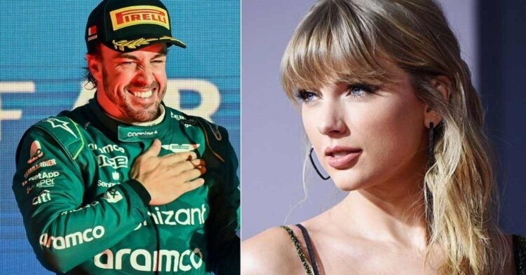 Fernando Alonso (left) Taylor Swift (right) (Credits: F1, KoiMoi)