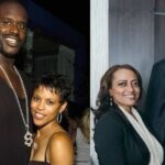 Shaquille O'Neal with his exes Shaunie and Arnetta
