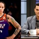 Brittney Griner and Ben Shapiro (Credits - NBC Sports and Forbes)