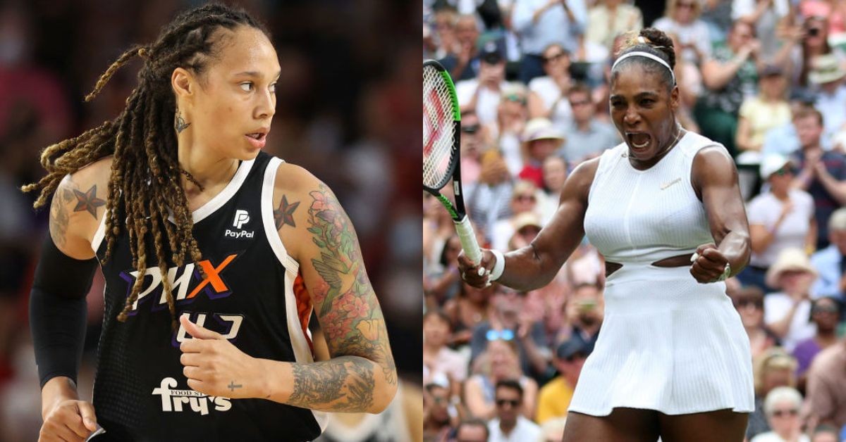 Brittney Griner and Serena Williams (Credit: USA Today)