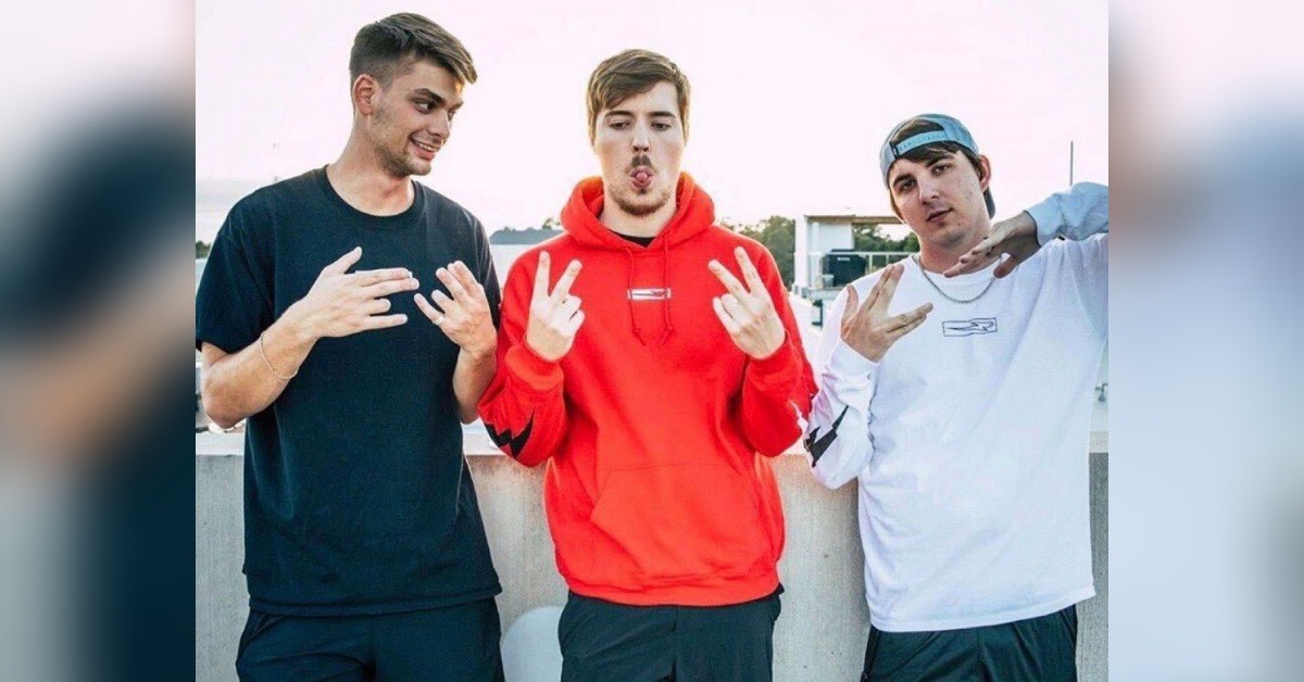 MrBeast with Chandler Hallow and Chris Tyson