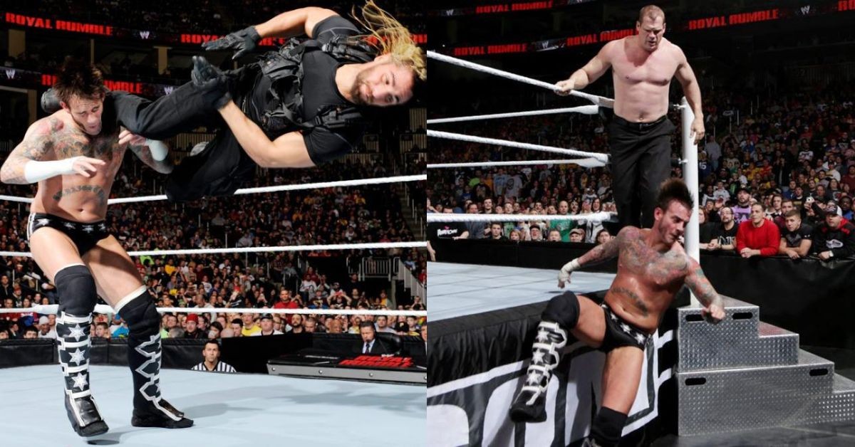 CM Punk at Royal Rumble 2014 (Credits: WWE)