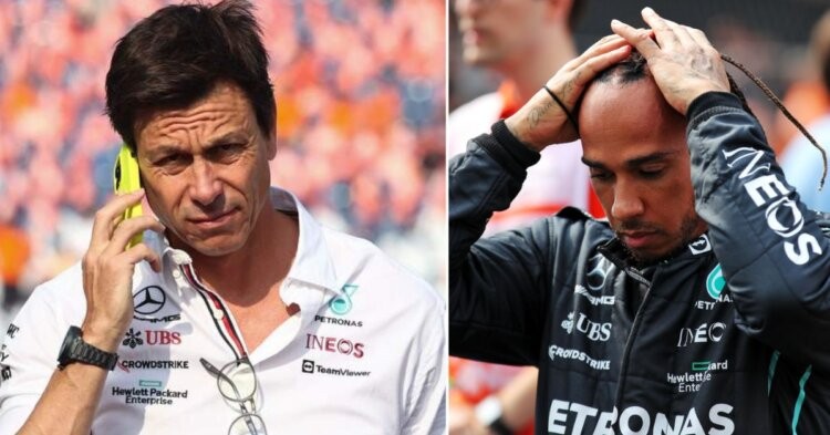 Toto Wolff (left) Lewis Hamilton (right) (Credits: Grand Prix 247, Motorsport Week)