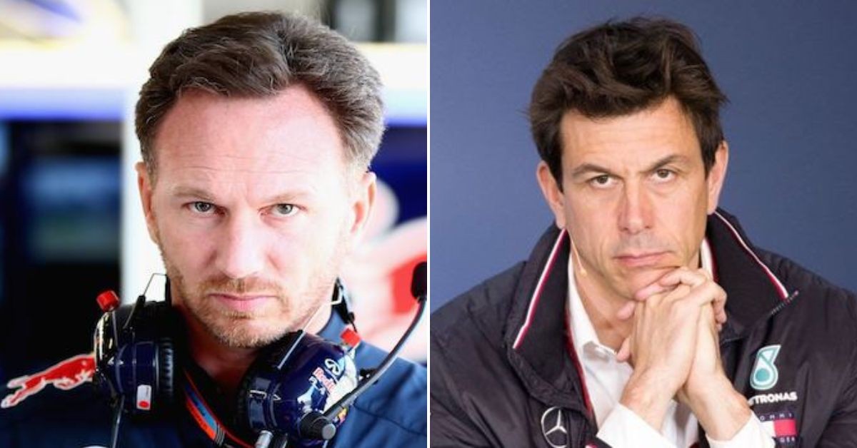 Christian Horner (left) Toto Wolff (right) (Credits: Daily Express, Sport 360)