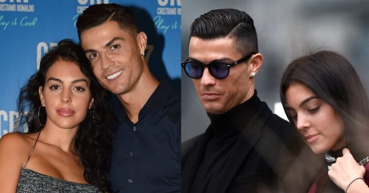 Cristiano Ronaldo with girlfriend Georgina Rodriguez (credits- Goal.com, Vanity Fair)