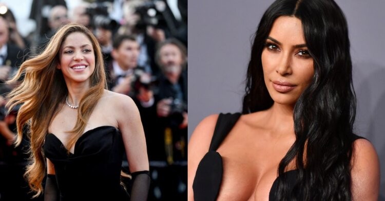 Shakira (left) Kim Kardashian (right) (credits- NBC News, Harper's Bazaar)