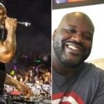 Shaquille O'Neal singing and with his father Joseph Toney
