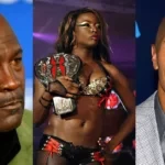 Michael Jordan, Trenesha Biggers and Dwayne Johnson (Credits - YourStory, Men's Health and Wrestling News)