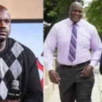 Shaquille O'Neal with his uncle Michael Parris