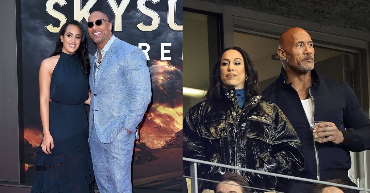 Dwayne Johnson with daughter, Simone and with ex-wife, Dany Garcia