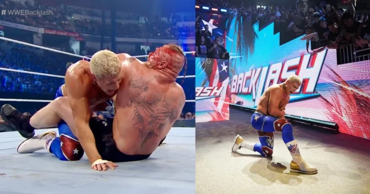 Brock Lesnar vs Cody Rhodes at Backlash