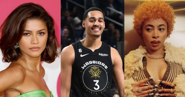 Zendaya, Jordan Poole and Ice Spice (Credits - Glamour, Bleacher Report and The Cut)