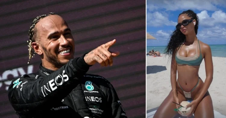 Are Lewis Hamilton and Juliana Nalu dating (Credits: Instagram, Bloomberg)
