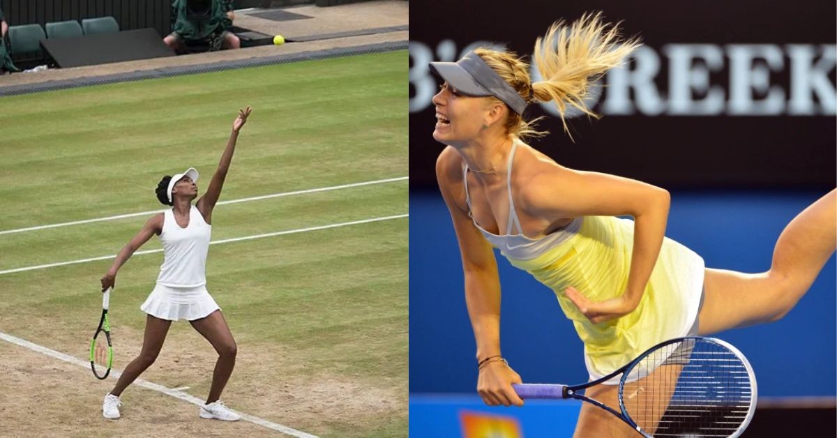 Maria Sharapova and Venus Williams