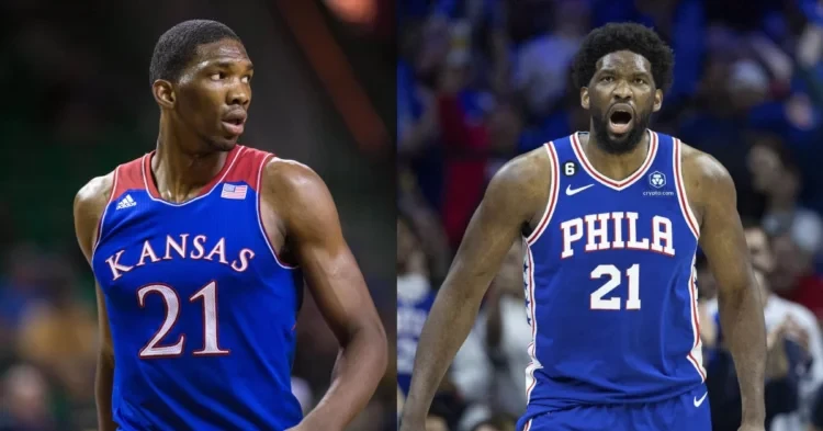 Joel Embiid during college and in present times
