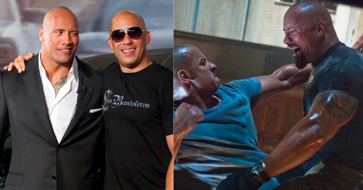 Dwayne Johnson and Vin Diesel have been at loggerheads. (Credits: People and The Playlist)