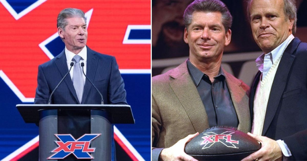 Vince McMahon co-owned the XFL back in 2001 alongside Dick Ebersol [Image Credits: Business Wire, American Football]