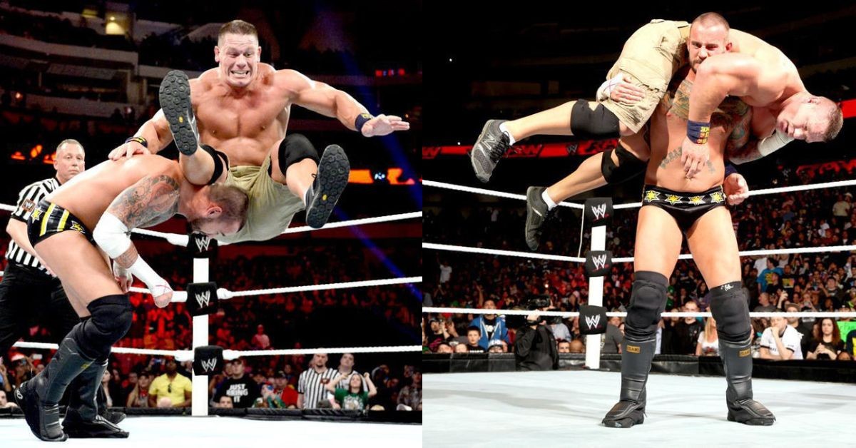 CM Punk and John Cena (Credits: WWE)
