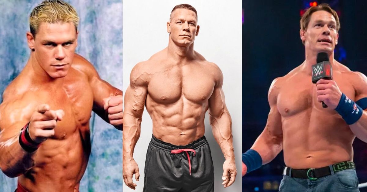 John Cena's body transformation over the years has been unique. (Credits: WWE, Man of Many and Forbes)