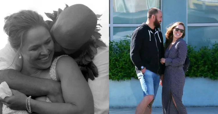 Ronda Rousey and Travis Browne have ben going strong (Credits: Rollins Stone and POPSugar)