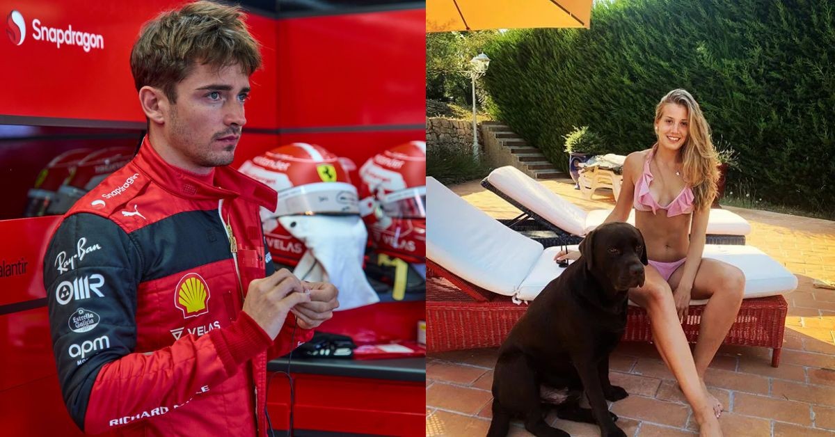 Charles Leclerc broke up with his ex to concentrate on his racing (Credits: Sports Illustrated, The Sun)