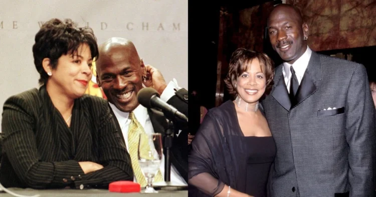 Michael Jordan and Juanita Vanoy (Credits - Entertainment Tonight and Claire Marie)
