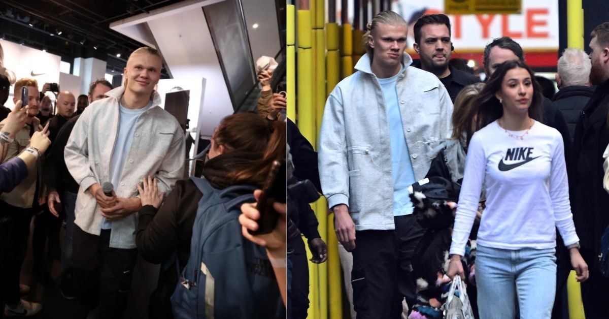 Erling Haaland recently took his girlfriend Isabel Haugseng on a shopping trip