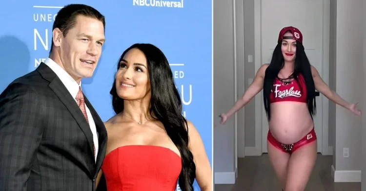 John Cena with his ex-girlfriend Nikki Bella