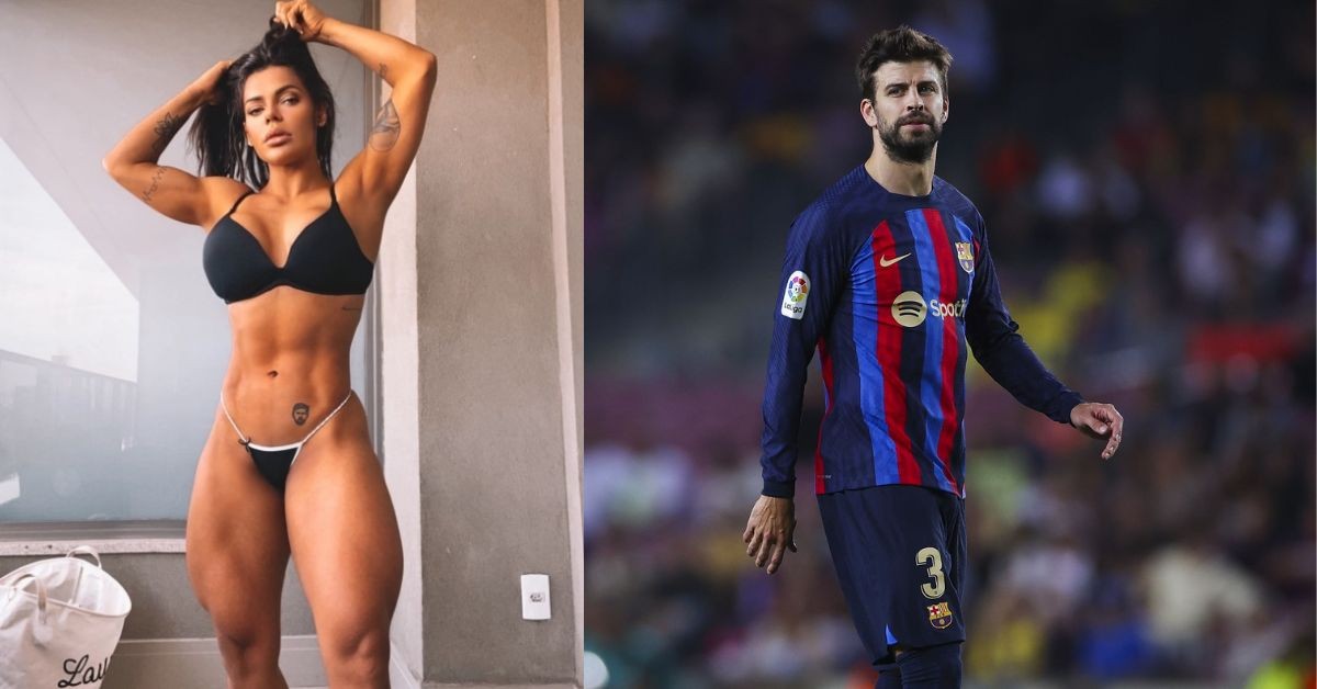 Suzy Cortez has accused Gerard Pique of sending her inappropriate texts