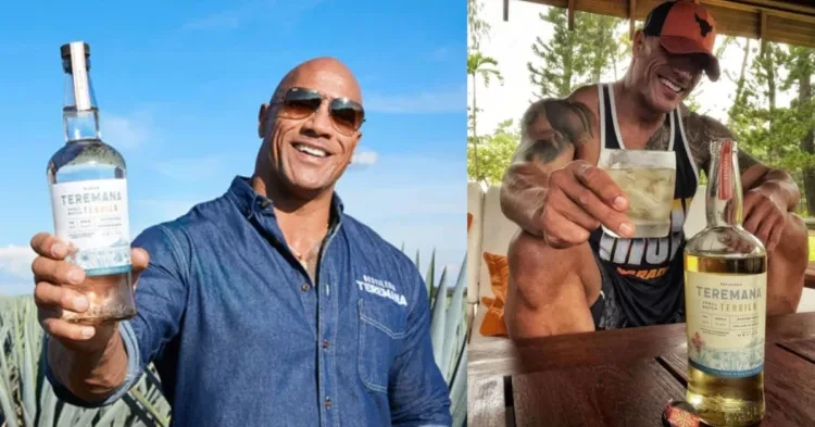 Dwayne The Rock Johnson with his own Tequila Teremana