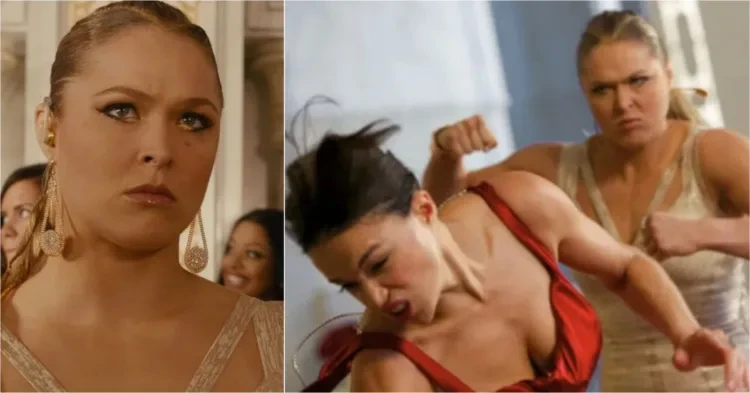 Ronda Rousey hits Michelle Rodriguez